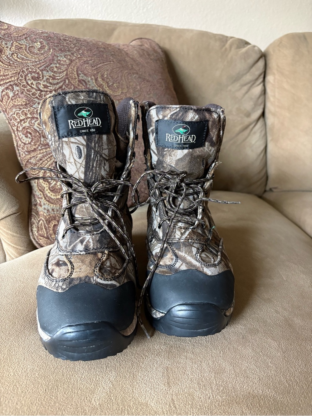 Women RedHead Brown Realtree Camo Hunting boots